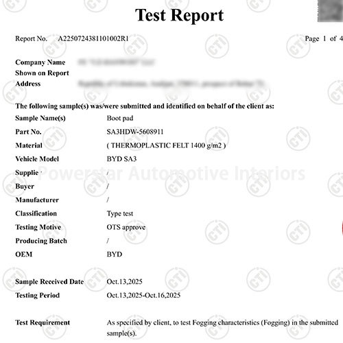 Auditing & certification-Boot pad