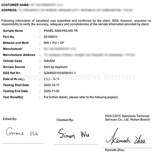 Auditing & certification-PANEL ASM-HDLNG TR